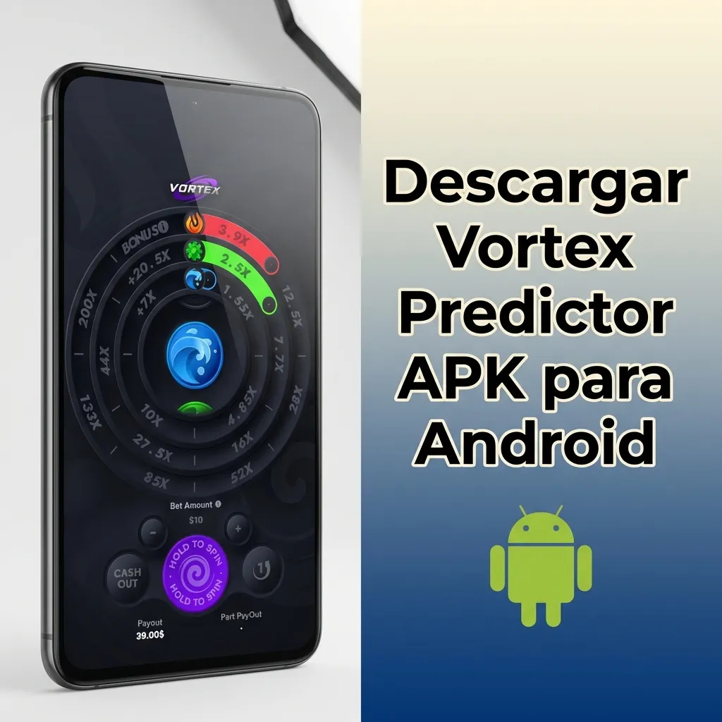 Android phone displaying Vortex Predictor APK installation steps with security settings and file manager interface