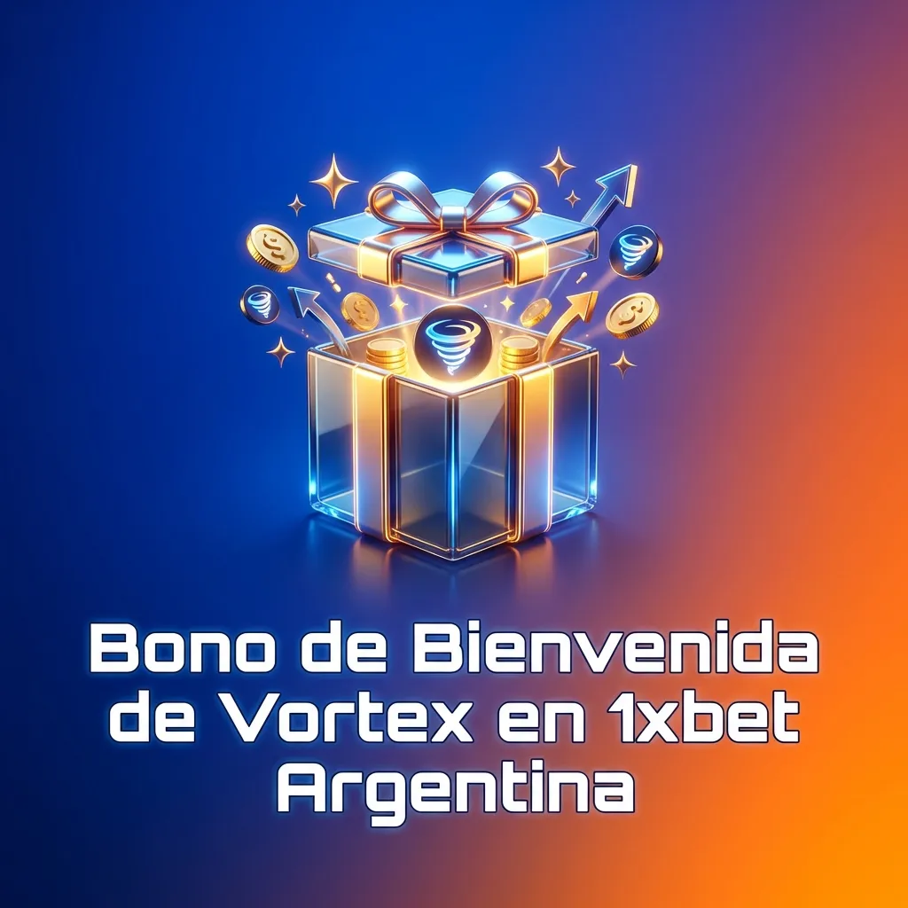 Welcome bonus offer for new players at 1xbet Argentina casino using Vortex payment method, up to 220,000 ARS