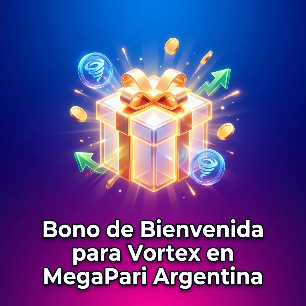 Bono de bienvenida MegaPari Argentina hasta 1800000 ARS más 150 giros gratis para jugar Vortex en casino online