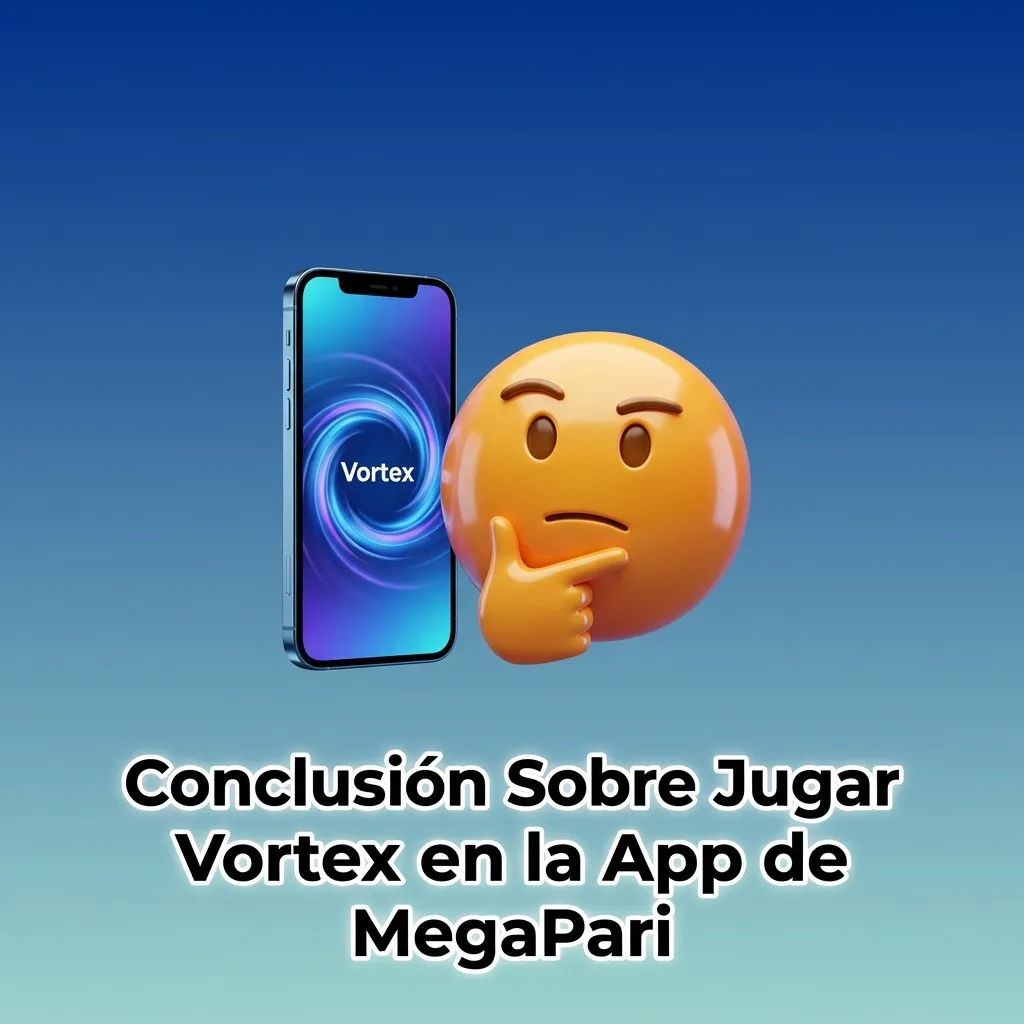 MegaPari app interface showing Vortex game on mobile with payment options and Spanish language support
