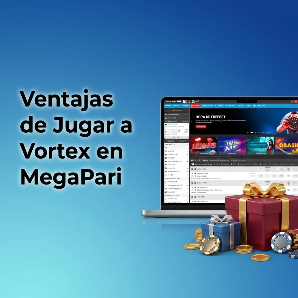 Pantalla de juego Vortex en MegaPari mostrando chat en vivo, estadísticas de vuelos y opciones de retiro instantáneo