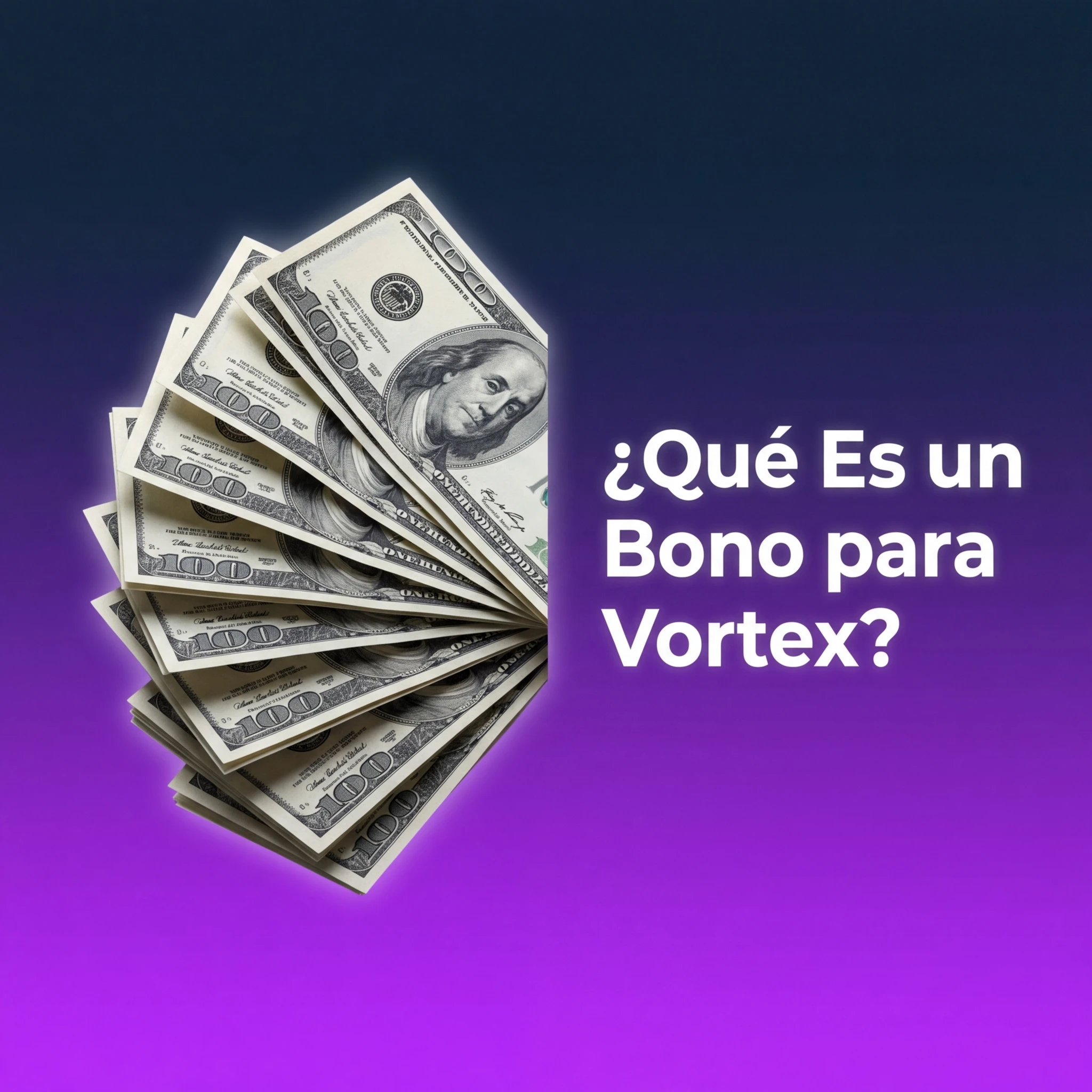 Bono de bienvenida en casino Vortex: dinero extra y giros gratis al registrarte o depositar